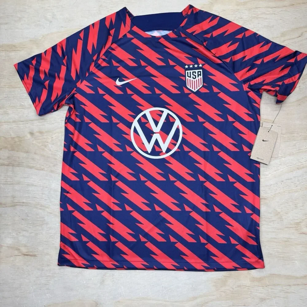 NEW XL USWNT USA Soccer Nike 2023 Academy Pro Pre-Match Jersey MENS Sizing